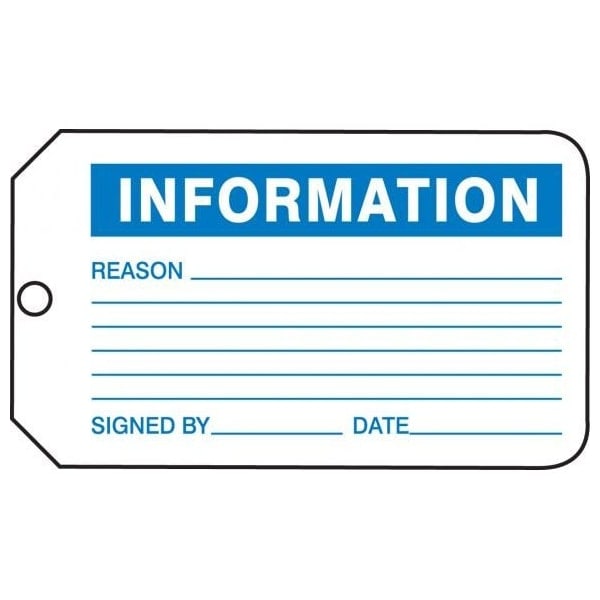 Accuform RP-Plastic, 3-1/4 in Width, 3/8 in Height, , 5 PK MMT322PTM - main